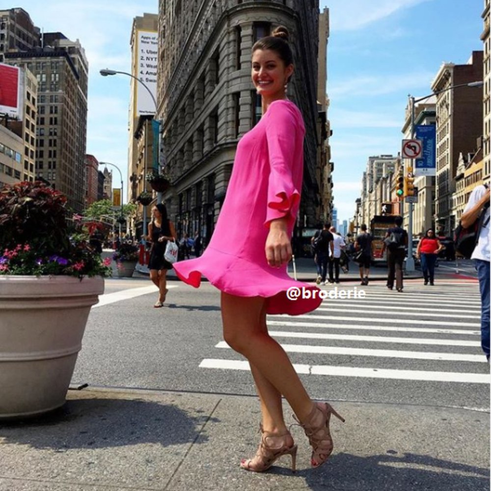 Anthropologie Bell-Sleeve Shift dress - Picture 1 of 8